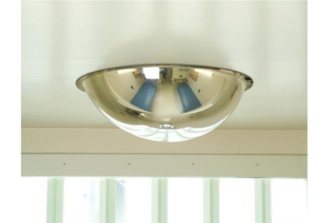 Securikey - Stainless Steel 500mm Convex Ceiling Dome Mirror