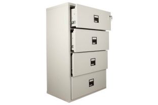 FireKing MLT4 4 Drawer Lateral Cabinet