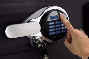 Biometric code lock by fingerprint