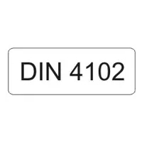 A safe and fire safety of DIN 4102