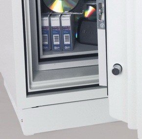 Fireproof safe with open door